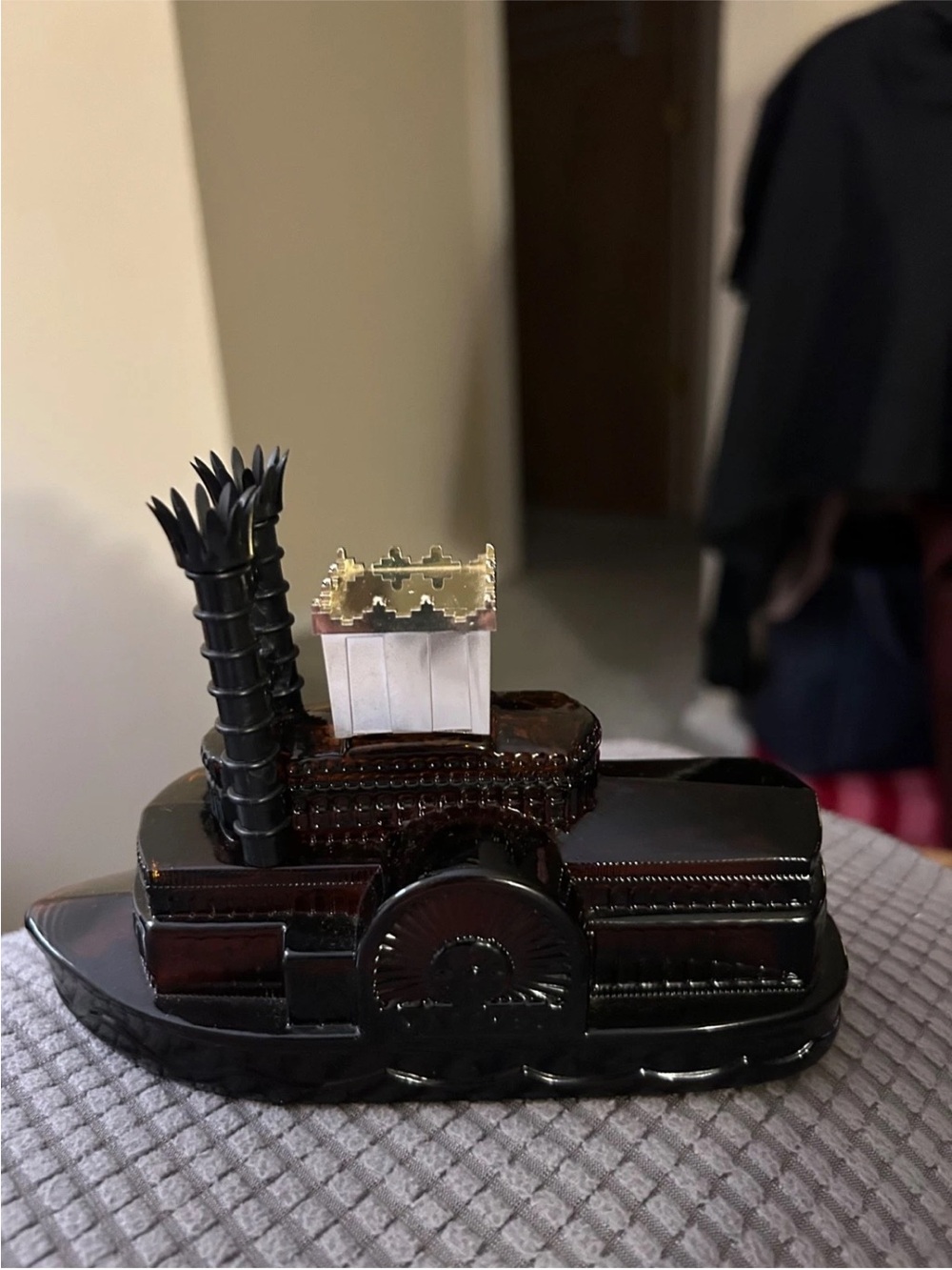 Vintage Avon Aftershave- Wild Country in a riverboat bottle 
3/4 full